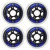 Ground Control 80mm/85A Inline Skate Wheels 4-Pack