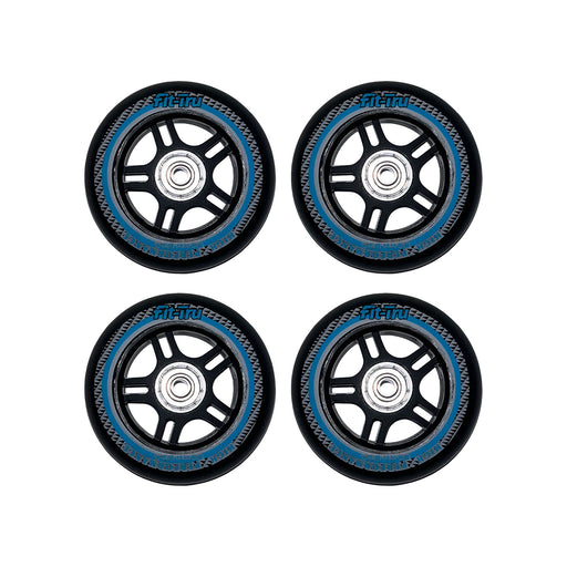 Fit-Tru Cruze 84mm Blue Inline Skate Wheels 4-Pack