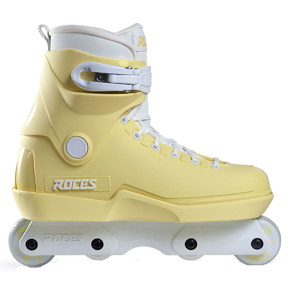 Roces M12 Lo Team Citrus U Aggress Inline Skate - Yellow/M9 / W11
