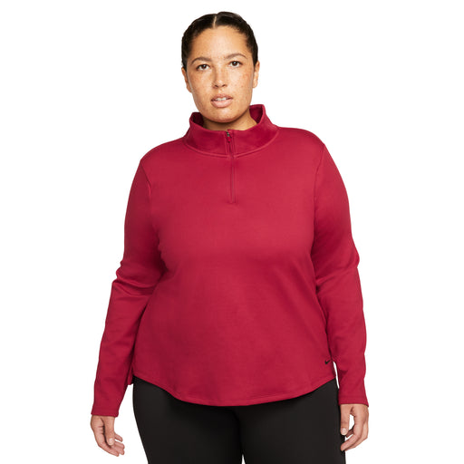 Nike Therma-FIT One Womens Training 1/2 Zip - POMEGRANATE 690/XL