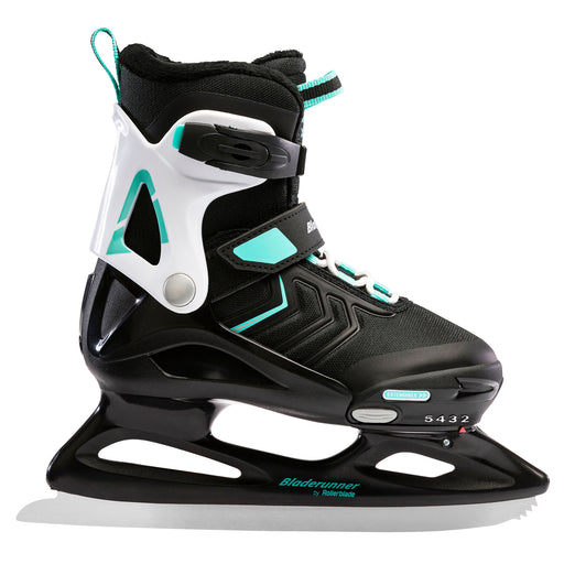 Bladerunner by RB Micro XT Girls Adj Ice Skates - Black/Teal/5-8