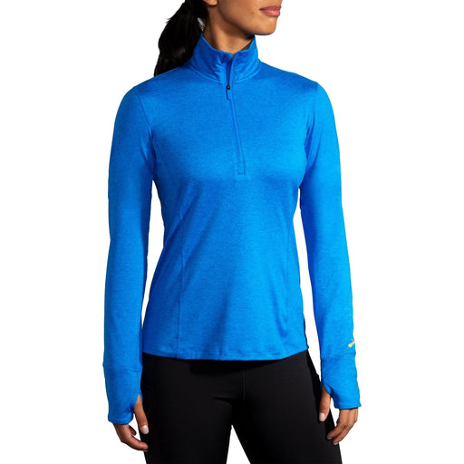 Brooks Dash Womens Running 1/2 Zip - HTH BL BOLT 437/XL