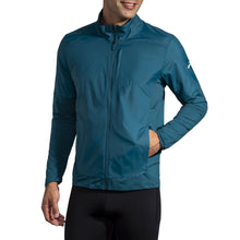 
                        
                          Load image into Gallery viewer, Brooks Fusion Hybrid Mens Running Jacket - ALPINE 489/XXL
                        
                       - 1