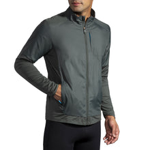 
                        
                          Load image into Gallery viewer, Brooks Fusion Hybrid Mens Running Jacket - DARK OYSTER 392/XXL
                        
                       - 3