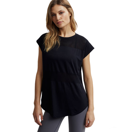 Varley Carley Womens T-Shirt - Black/L/XL