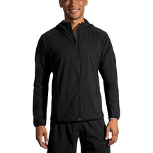 
                        
                          Load image into Gallery viewer, Brooks Canopy Mens Running Jacket - BLACK 001/XXL
                        
                       - 1