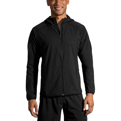 Brooks Canopy Mens Running Jacket - BLACK 001/XXL