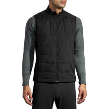 
                        
                          Load image into Gallery viewer, Brooks Shield Hybrid Black Mens Running Vest - BLACK 001/XXL
                        
                       - 1