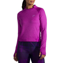 
                        
                          Load image into Gallery viewer, Brooks Notch Thermal Wmn Long Sleeve Running Shirt - HTH MAGENTA 687/XL
                        
                       - 6