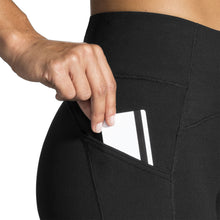 
                        
                          Load image into Gallery viewer, Brooks Momentum Thermal Black Women Running Tights
                        
                       - 5