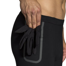 
                        
                          Load image into Gallery viewer, Brooks Momentum Thermal Black Mens Running Tights
                        
                       - 5