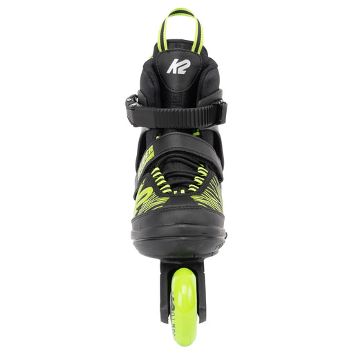 K2 Raider Black-Lime Boys Adjustable Inline Skates