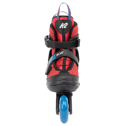 K2 Raider Boa Red Boys Adjustable Inline Skates