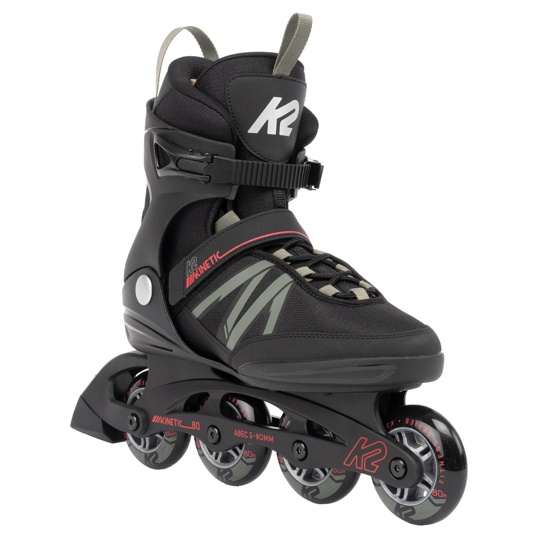 K2 Kinetic 80 Mens Inline Skates 1 - Black/Gray/13.0