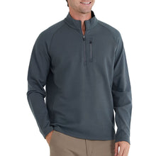 
                        
                          Load image into Gallery viewer, Free Fly Bamboo Heritage Fleece Mens 1/4 Zip - DARK SPRUCE 102/XXL
                        
                       - 1