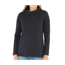 
                        
                          Load image into Gallery viewer, Free Fly Bamboo Thermal Flc Wmns Mockneck Pullover - HTHR BLACK 101/XL
                        
                       - 1