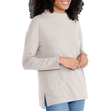 
                        
                          Load image into Gallery viewer, Free Fly Bamboo Thermal Flc Wmns Mockneck Pullover - HTHR STONE 017/L
                        
                       - 2