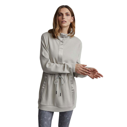Varley Cornwell Sage Grey Womens Hoodie