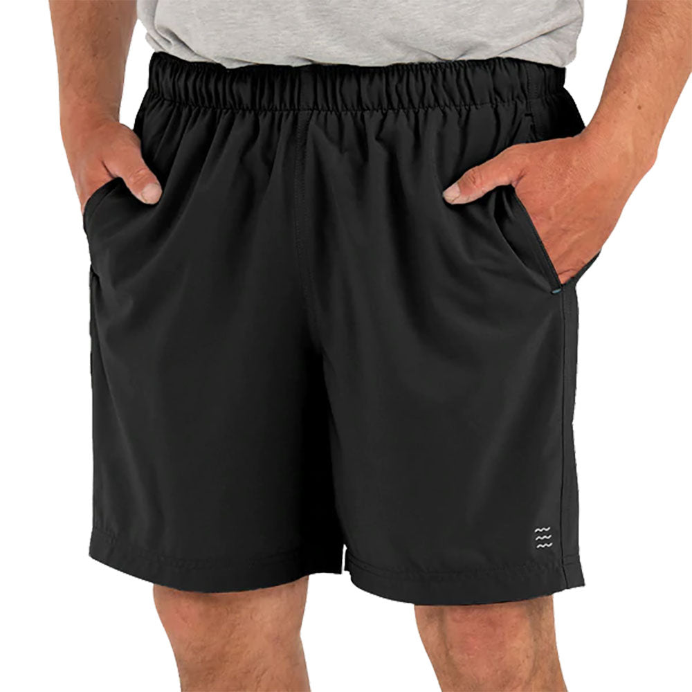 Free Fly Breeze 6 Inch Mens Shorts - BLACK 300/XXL