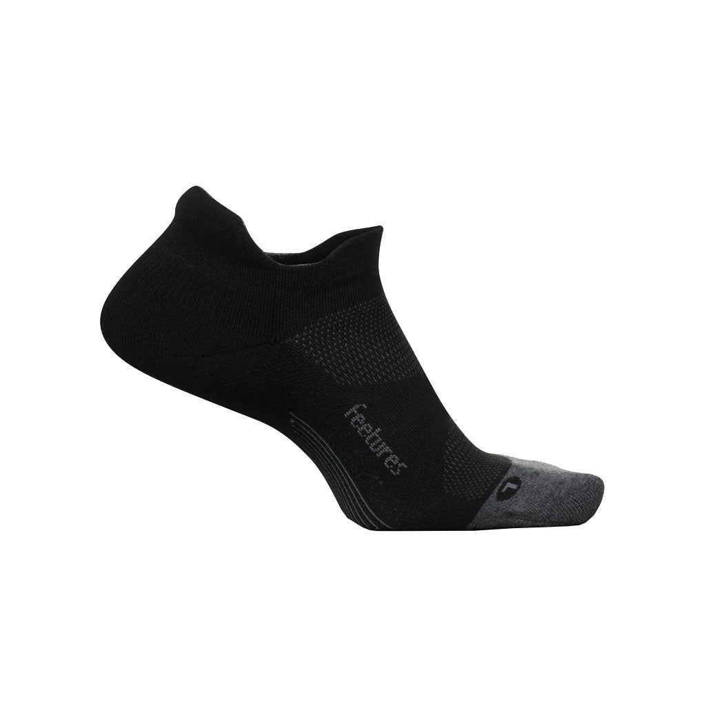 Feetures Elite Max Cushion No Show Tab Unisex Sock - BLACK 159/XL