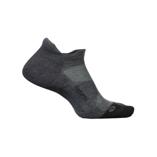 Feetures Elite Max Cushion No Show Tab Unisex Sock - GRAY 160/XL