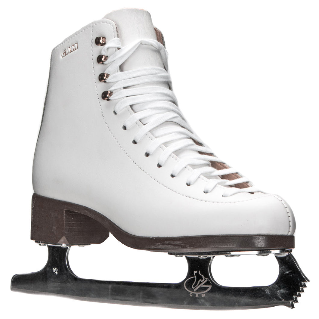 Gam Horizon Womens Figure Skates - White/10.0/Wide