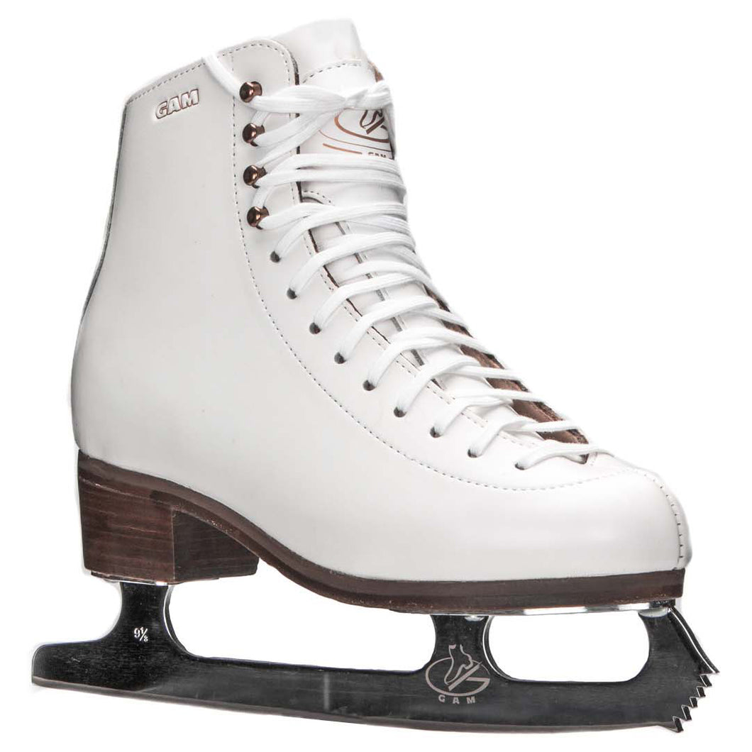 Gam Zenith Womens Figure Skates - White/11.0/Wide