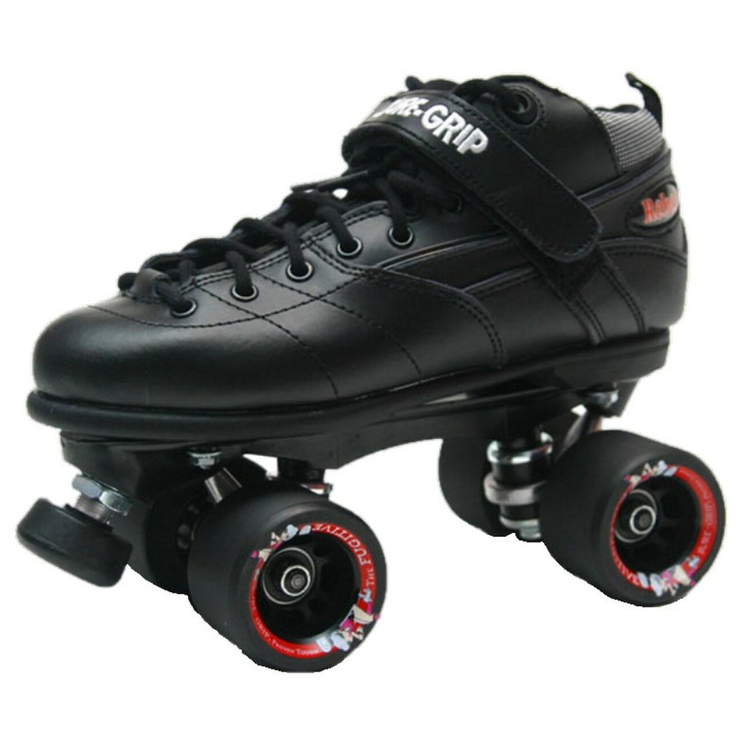 Sure Grip Rebel Fugitive Derby Unisex Roller Skate - Black/M11 / W13