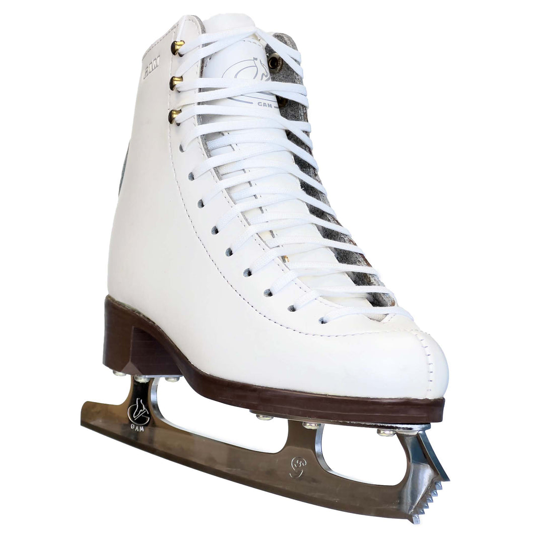 Gam Galaxy Womens Figure Skates - White/9.5/Wide