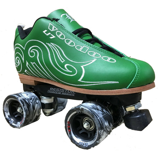 Pacer Green 660 VooDoo Unisex Roller Skates - Cool Green/M09 / W10