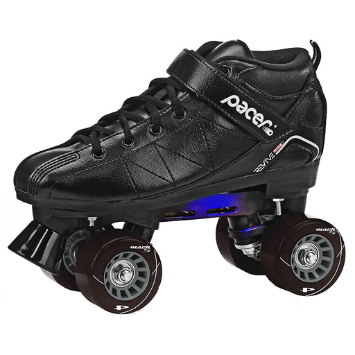 Pacer Revive Lite Up Unisex Roller Skates - Black/M06 / W08