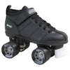 Chicago Bullet Black Unisex Speed Roller Skates