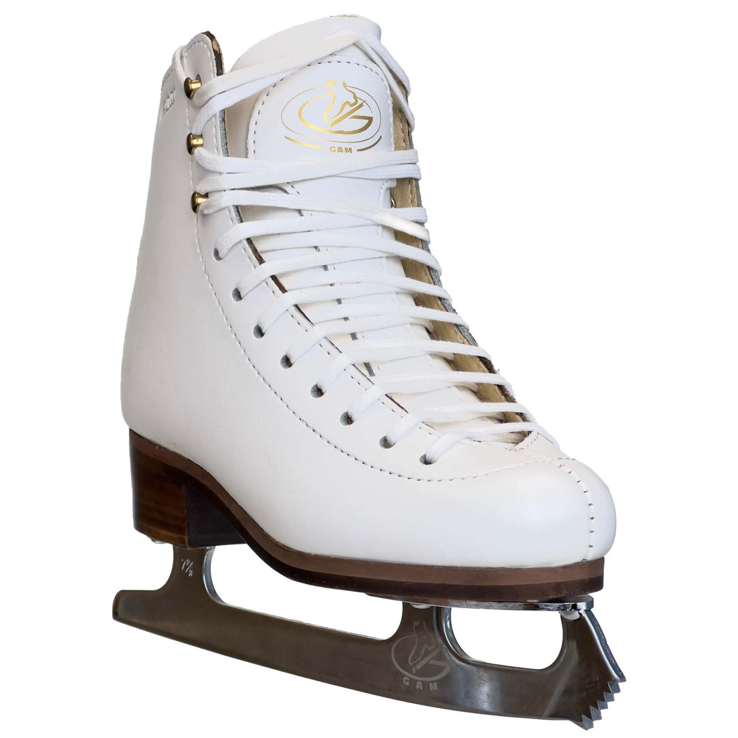 Gam Zenith Girls Figure Skates - White/12.5J/Wide