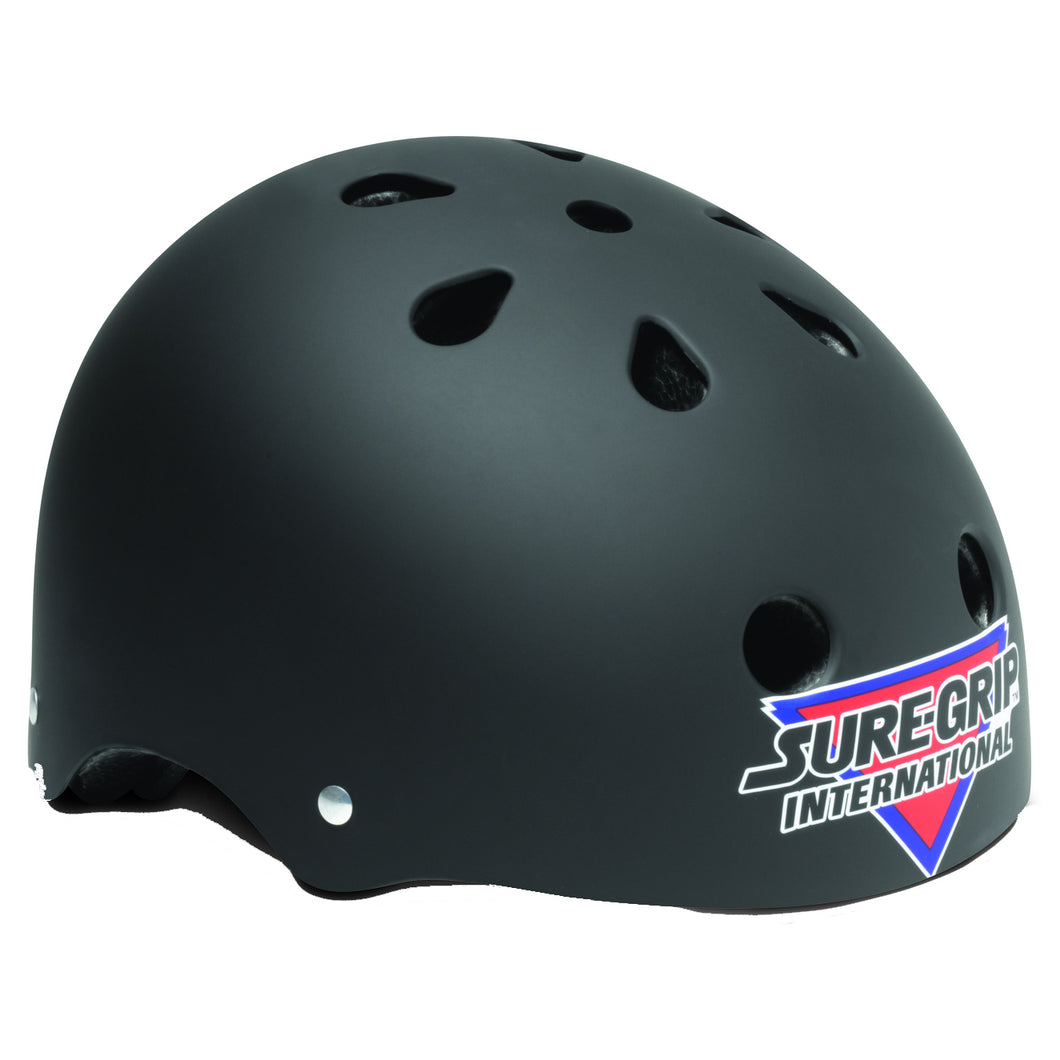 Sure Grip Black Unisex Helmet - Black/XL