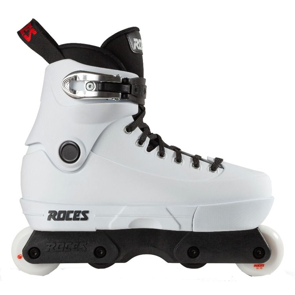 Roces Fifth Element White U Aggress Inline Skates - WHITE 00003/M10.5 / W12.5