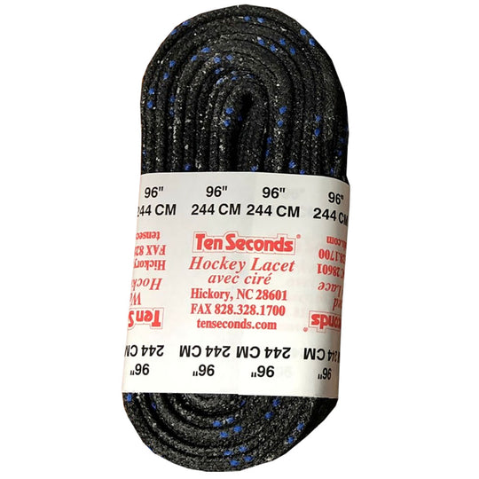 Ten Seconds Waxed Hockey Skate Laces
