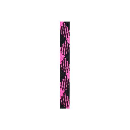 10 Seconds Fat Plaid Roller Skate Laces - Neon Pink/Black/81 IN