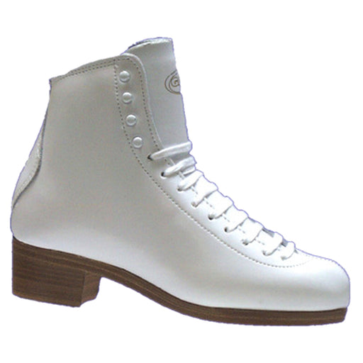 Gam Maxi Gam White Womens Figure Skate Boot - White/8.5/C