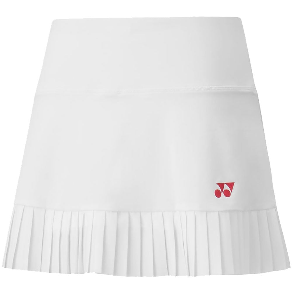 Yonex 12.5in White Womens Tennis Skirt - White W/L
