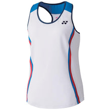 
                        
                          Load image into Gallery viewer, Yonex Melbourne Collection Womens Tennis Tank Top - White W/L
                        
                       - 2