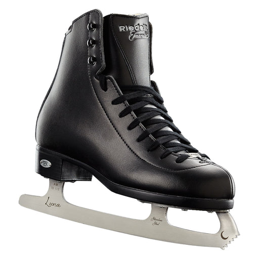 Riedell Emerald Jr. 19 Boys Figure Skates - 03.5J/Black/M