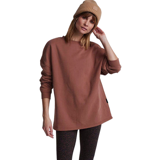 Varley Rowan Womens Sweatshirt - Carob Brown/L