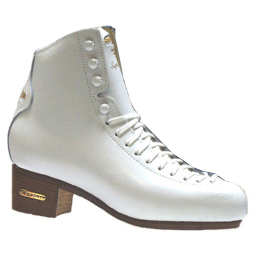 Risport Super Diamant Girls Figure Skate Boot Blem - White/US6.5/235/35/C