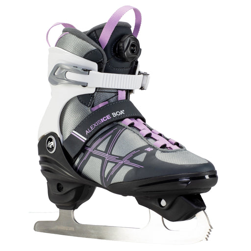 K2 Alexis Ice Boa Womens Figure Blade Ice Skates 1 - White/Purple/11.0