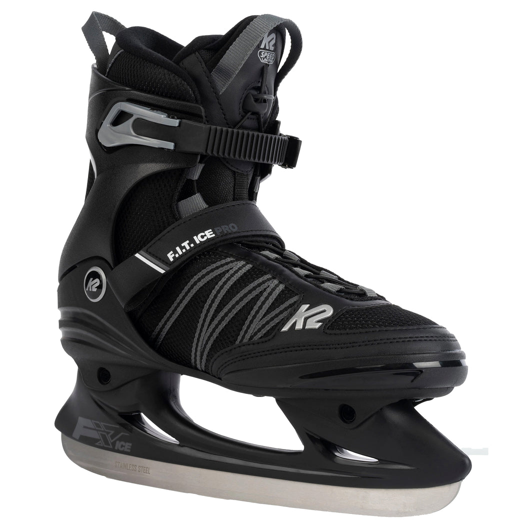 K2 F.I.T. Ice Pro Mens Ice Skates 1 - Black/14.0