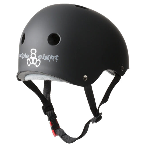 Triple Eight Certified Sweatsaver Bk Rubber Helmet