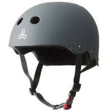 
                        
                          Load image into Gallery viewer, Triple Eight Certified Sweatsaver Carbon Helmet - Carbon Rubber/L/XL
                        
                       - 1