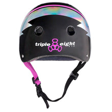 
                        
                          Load image into Gallery viewer, Triple Eight Certified Sweatsaver Blk Ltng Helmet
                        
                       - 2