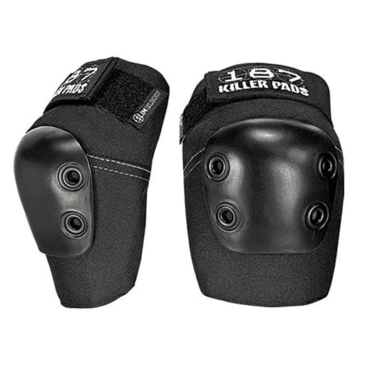 187 Killer Pads Slim Black Elbow Pads - Black/L