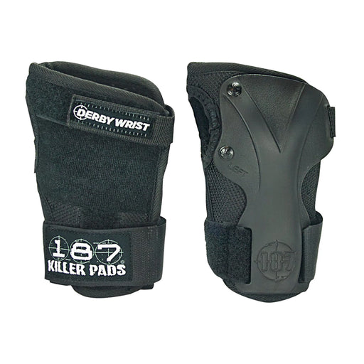 187 Killer Pads Derby Wrist Guard - Black/XL